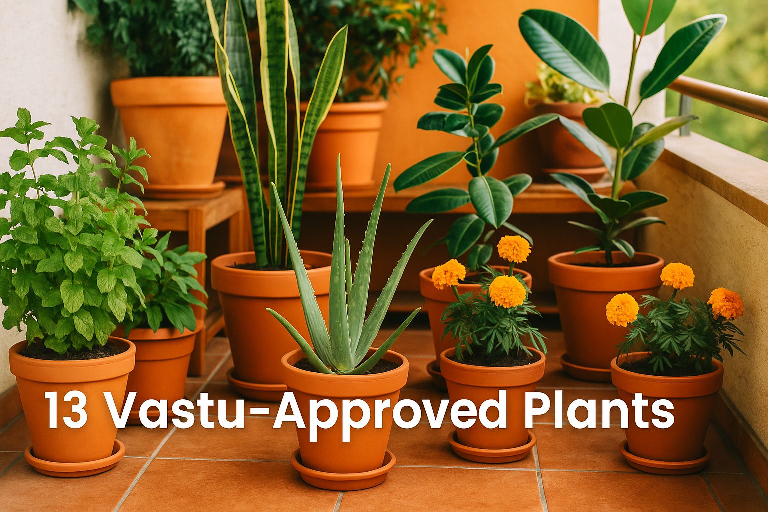 13 Vastu-approved plants for a Positive Balcony Garden